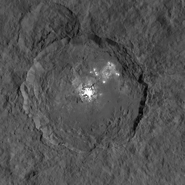 dwarf-ceres-globe Ceres, the largest object in the asteroid belt, imaged by NASA Dawn