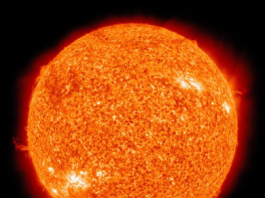 The Sun imaged in extreme ultraviolet by NASA's Solar Dynamics Observatory