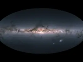 Astrometry all-sky map of the Milky Way built from precise star positions