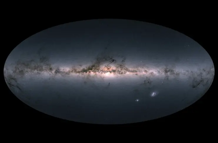 Astrometry all-sky map of the Milky Way built from precise star positions